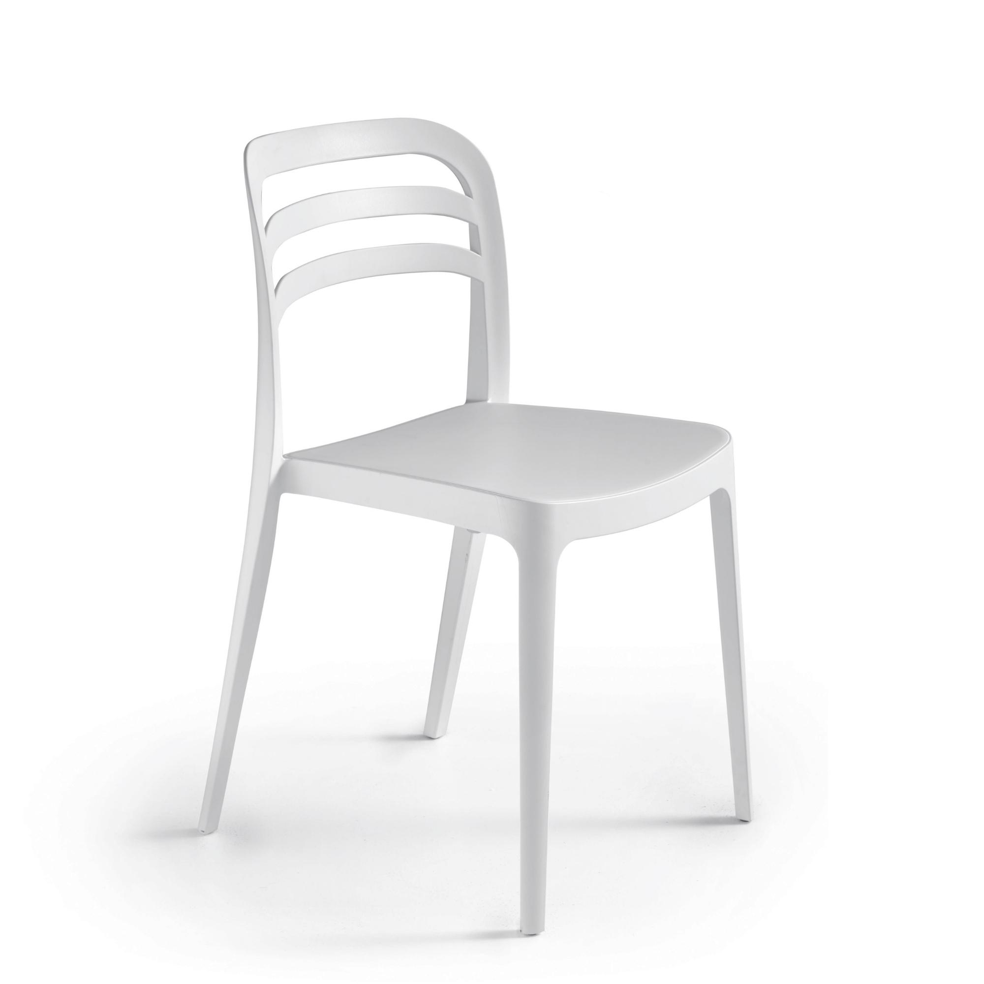 Sedia in polipropilene impilabile <span>Bianco EIRA</span>