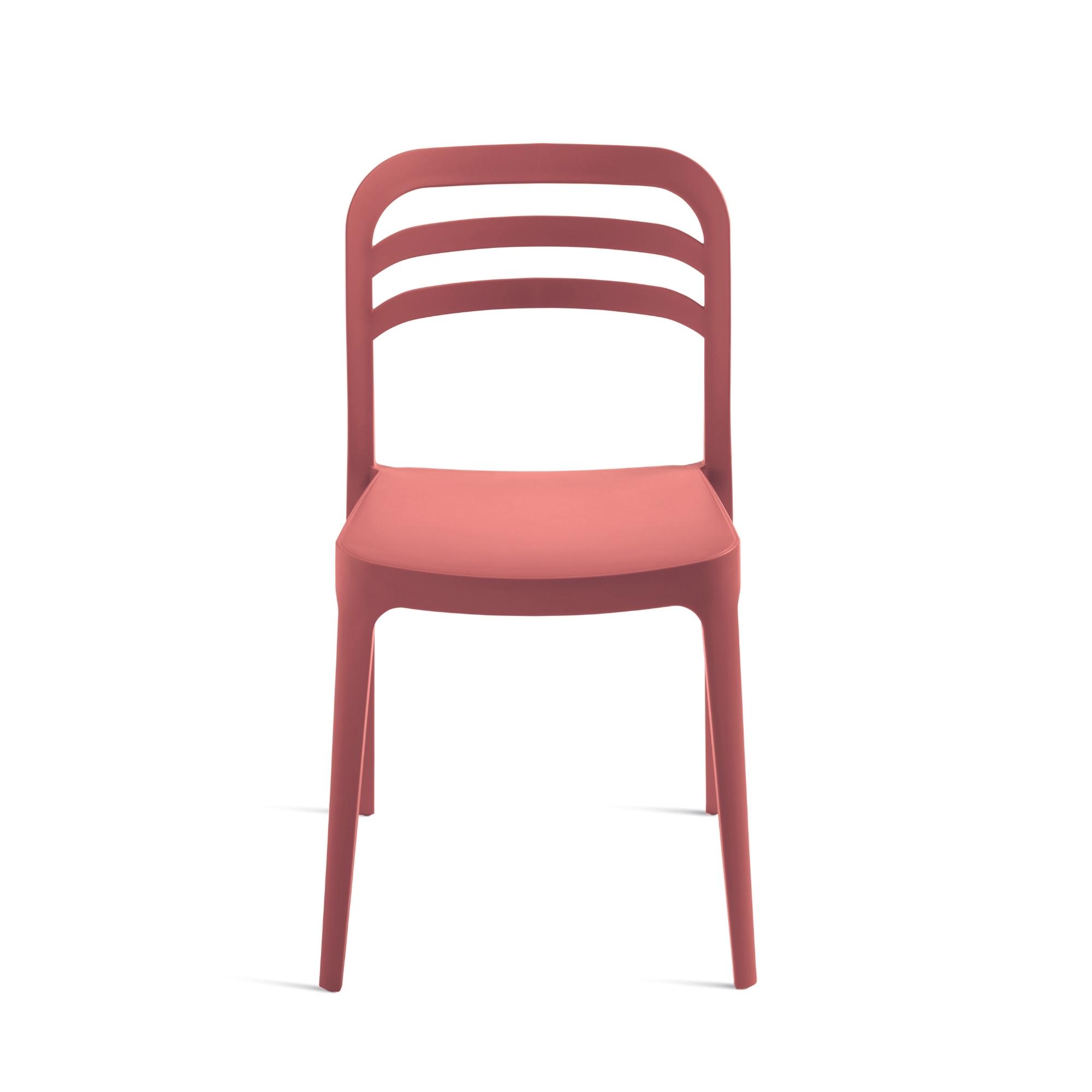 Sedia in polipropilene impilabile <span>Rosso EIRA</span> - immagine 2