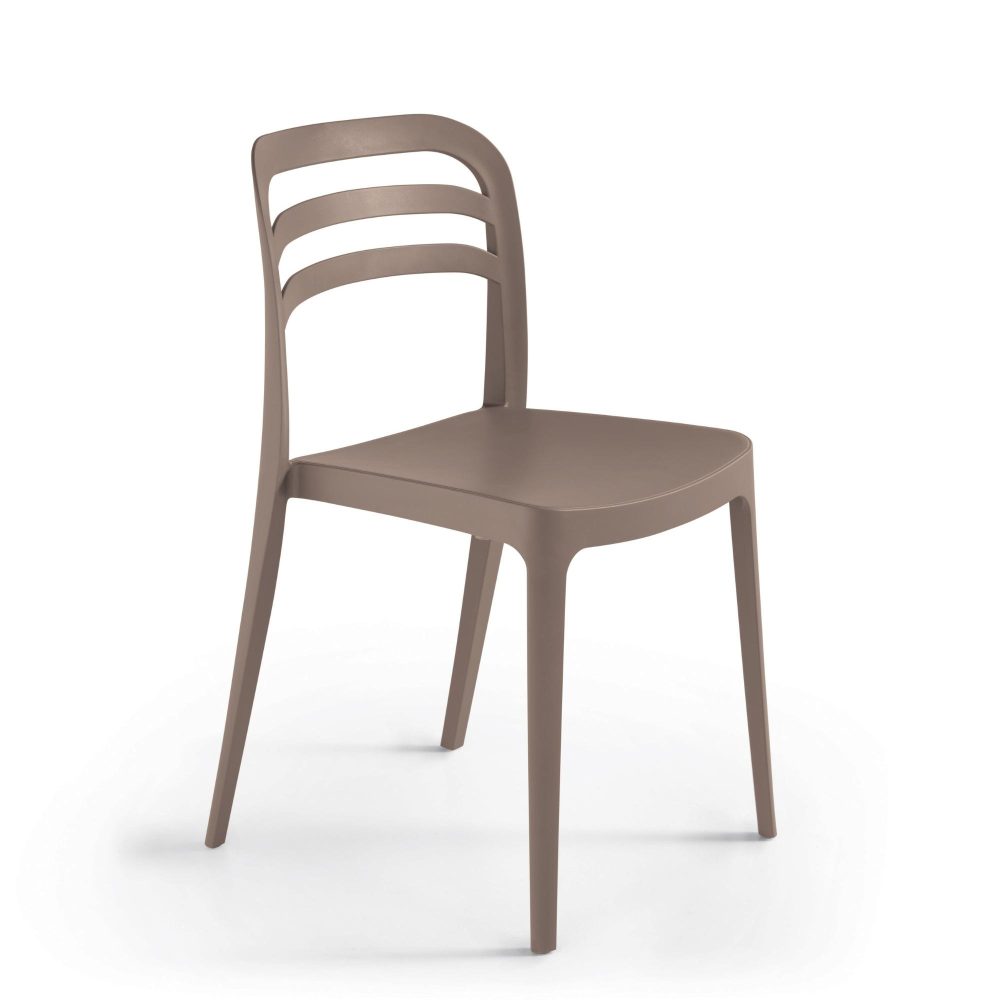 Sedia in polipropilene impilabile <span>Tortora EIRA</span>