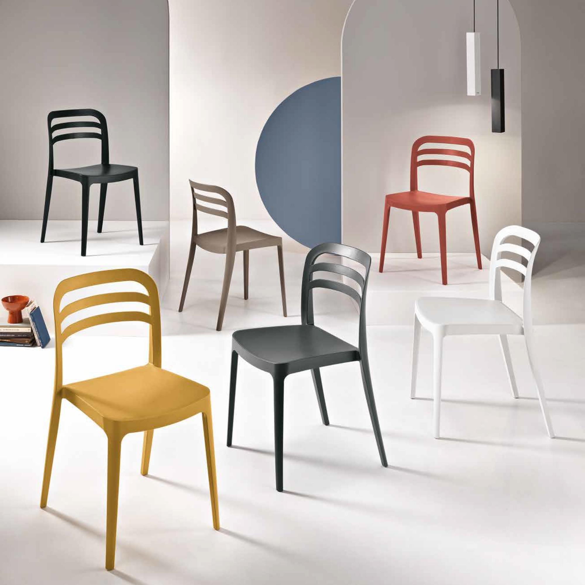 Sedia in polipropilene impilabile <span>Ocra EIRA</span> - immagine 4