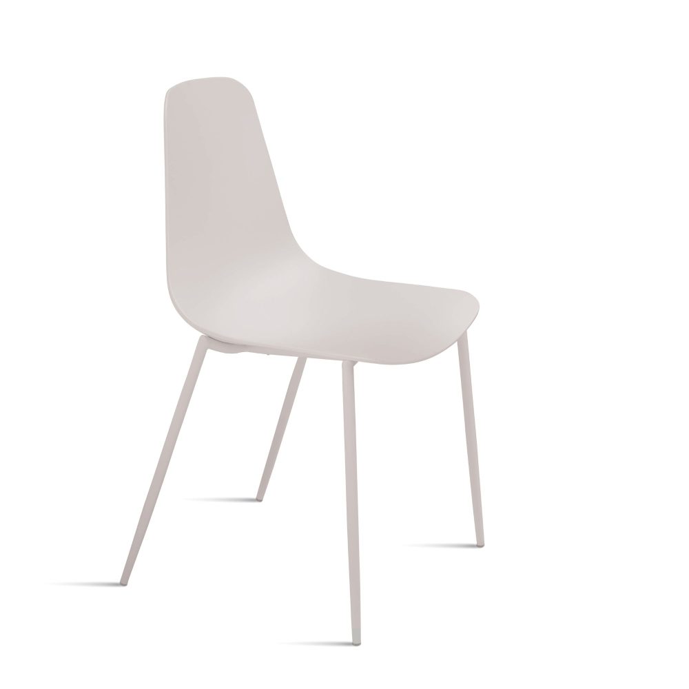 Sedia polipropilene e metallo <span>Bianco LANA</span>
