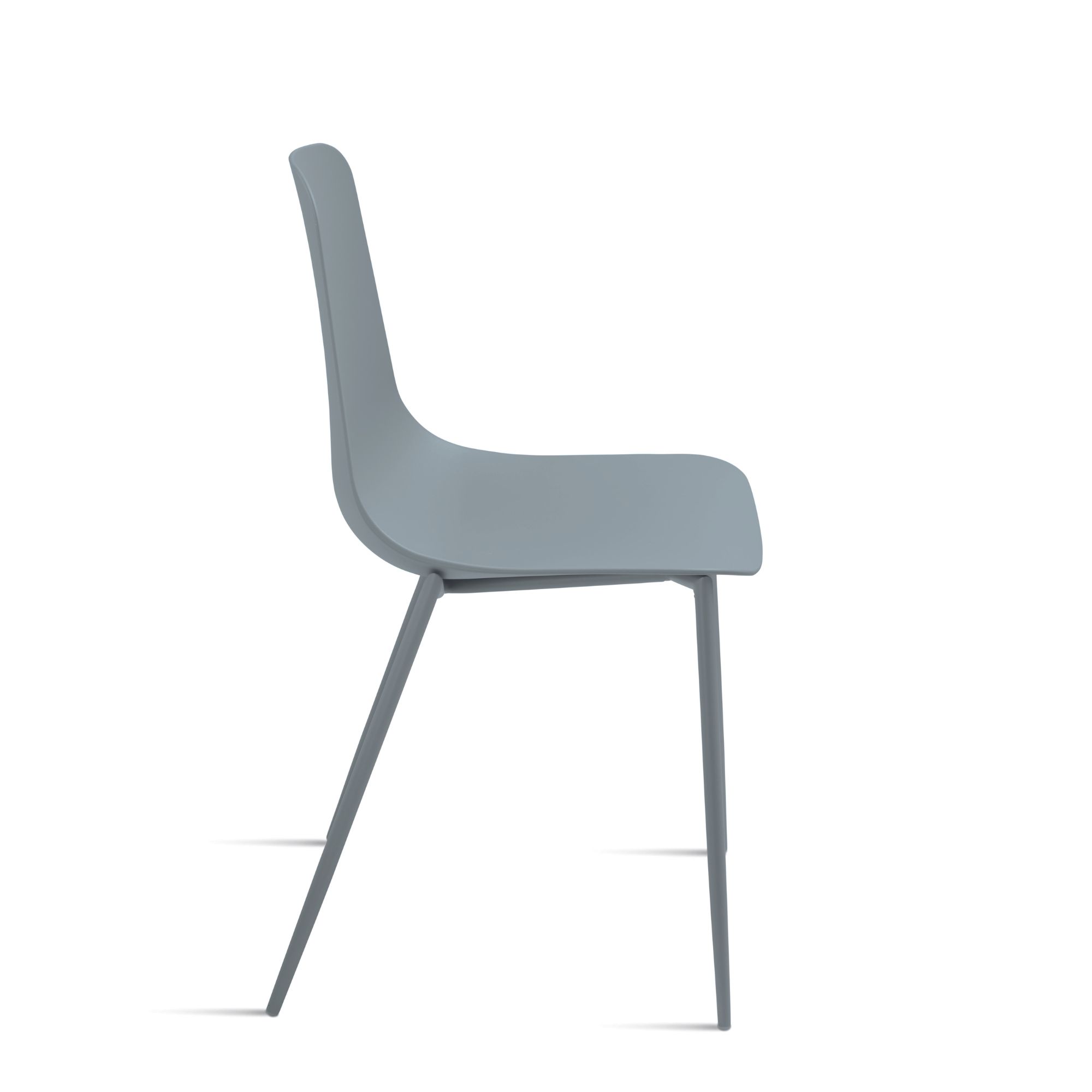 Sedia polipropilene e metallo <span>Grigio chiaro LANA</span> - immagine 2