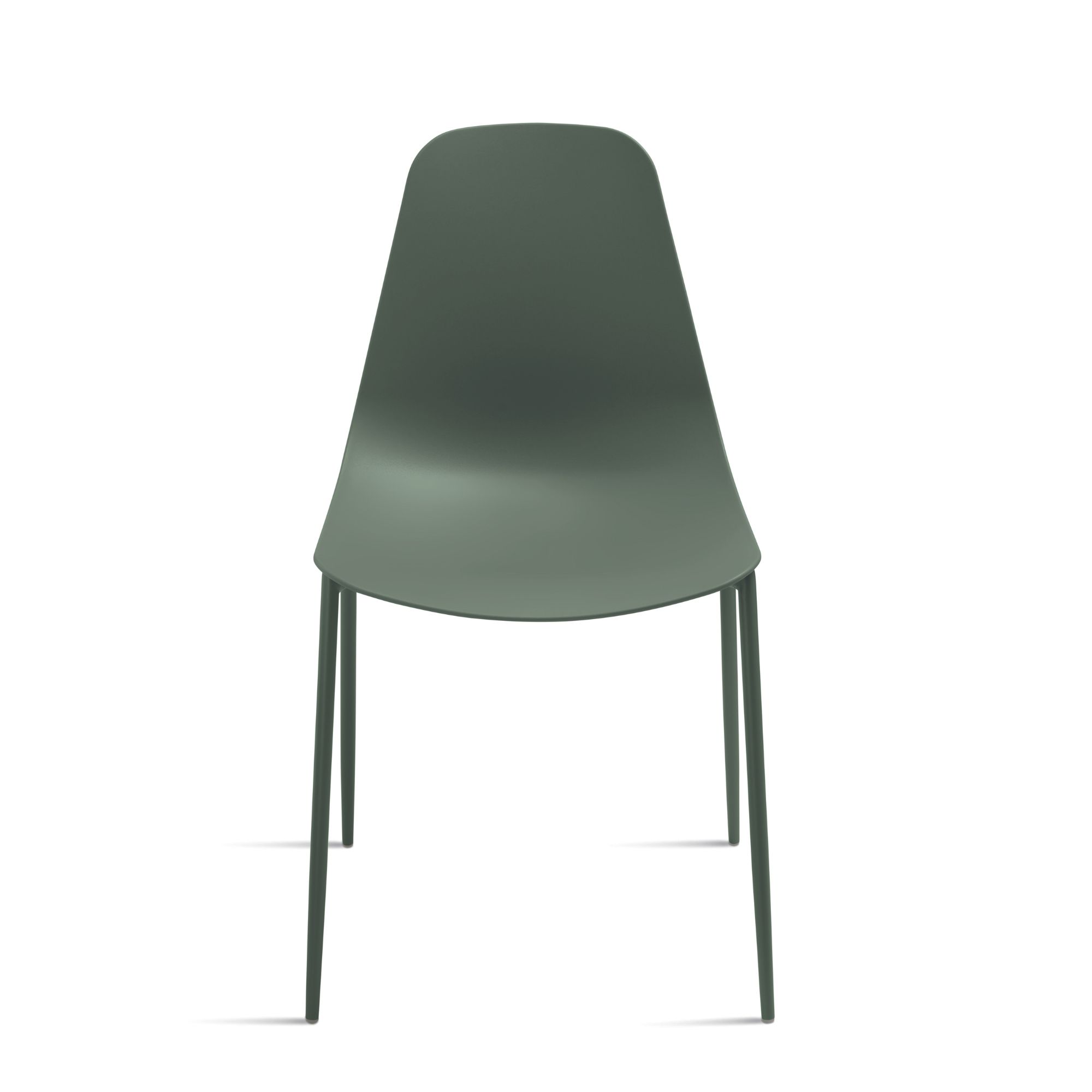 Sedia polipropilene e metallo <span>Verde LANA</span> - immagine 3