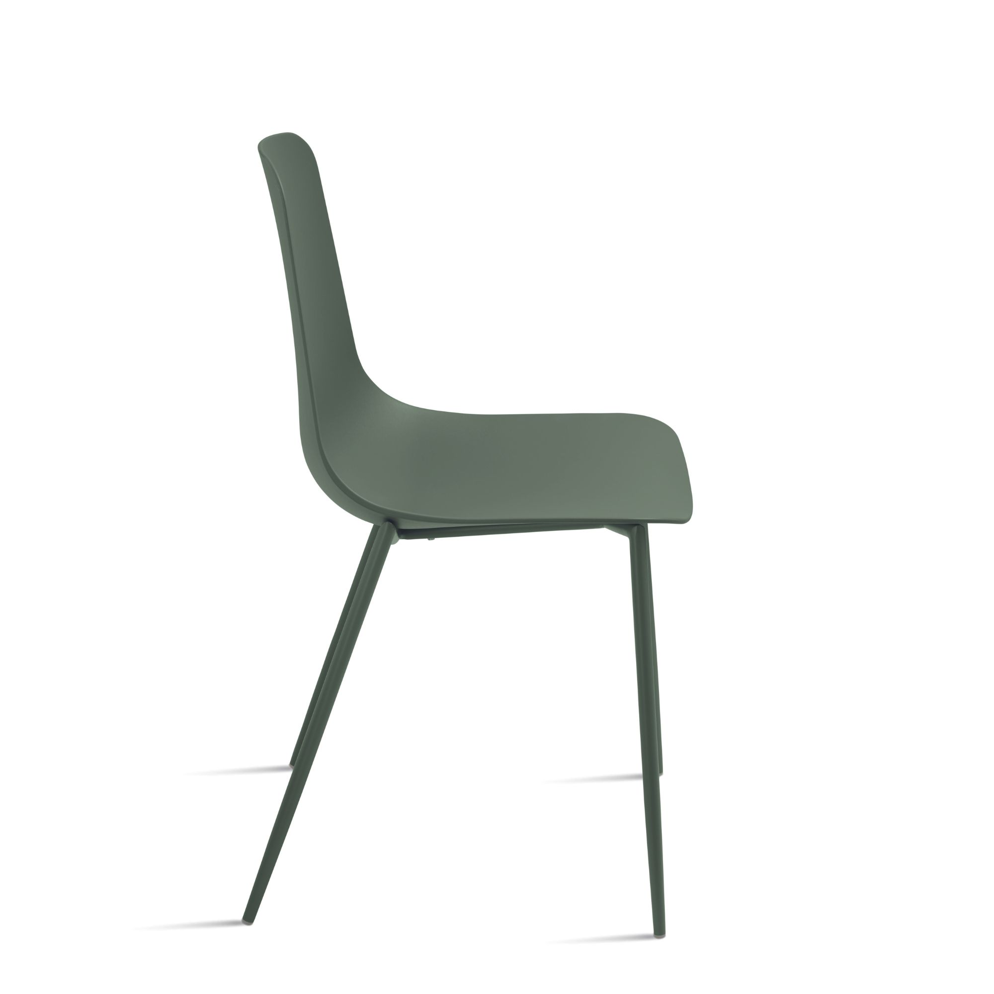 Sedia polipropilene e metallo <span>Verde LANA</span> - immagine 2