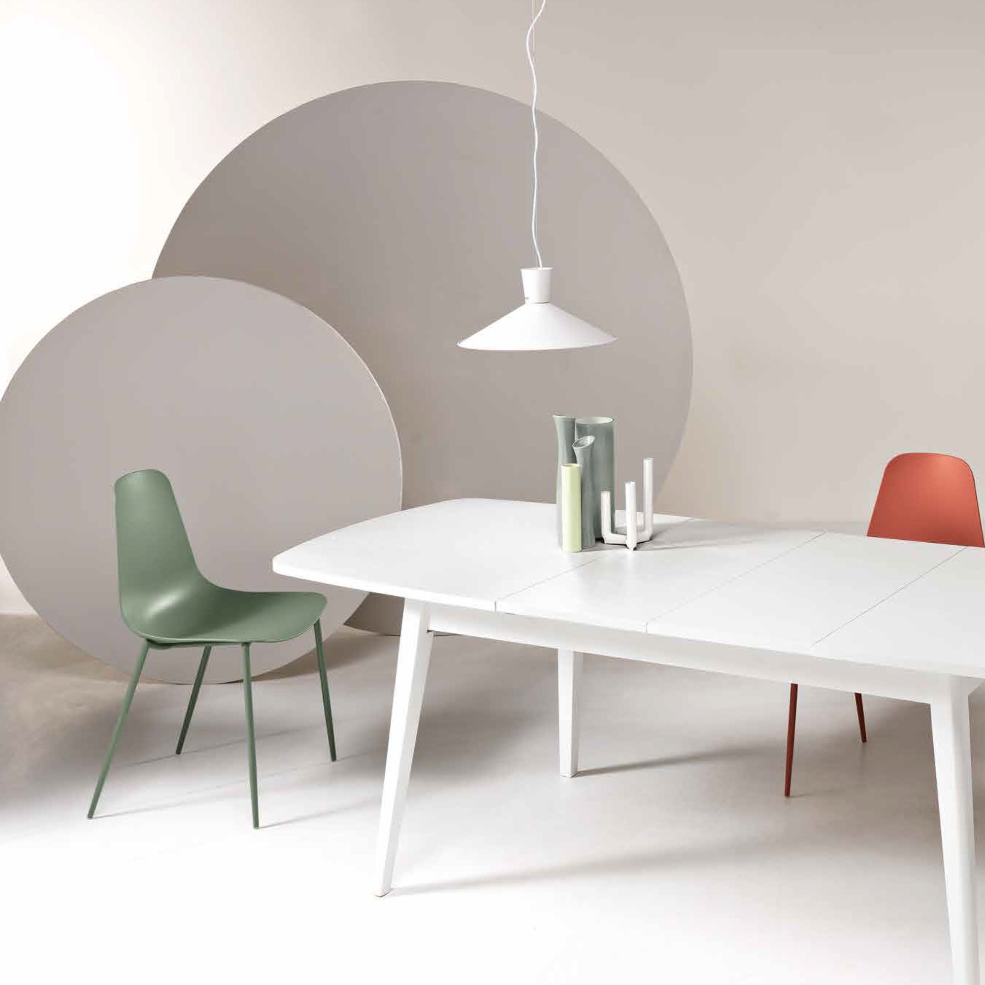 Sedia polipropilene e metallo <span>Verde LANA</span> - immagine 6