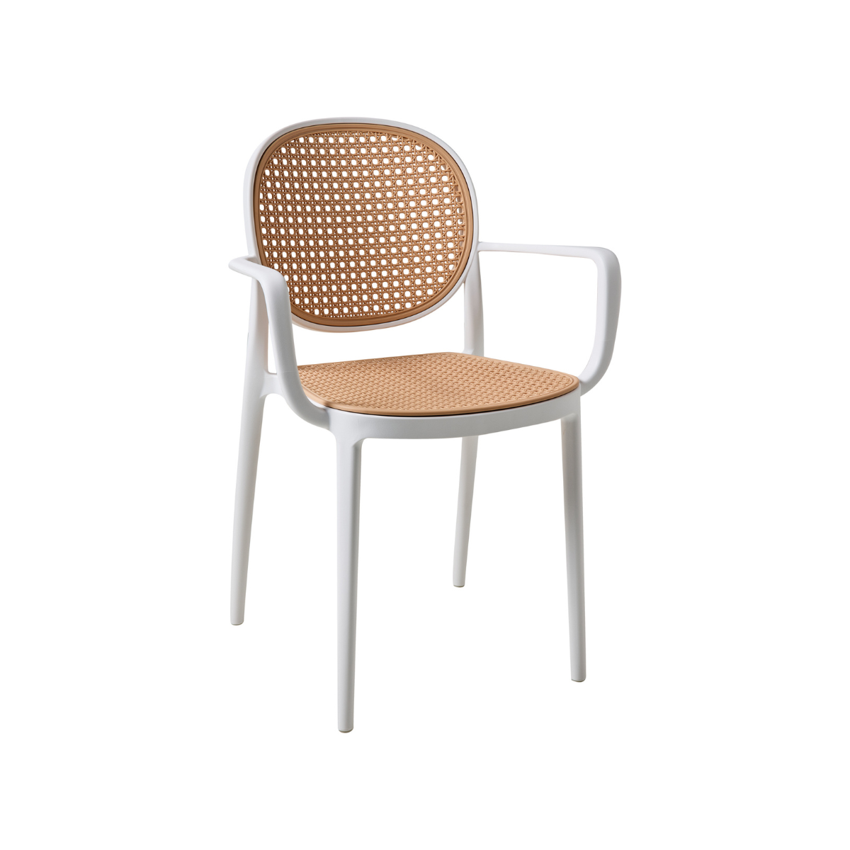 Sedia da esterno impilabile in rattan SIMBA - immagine 14