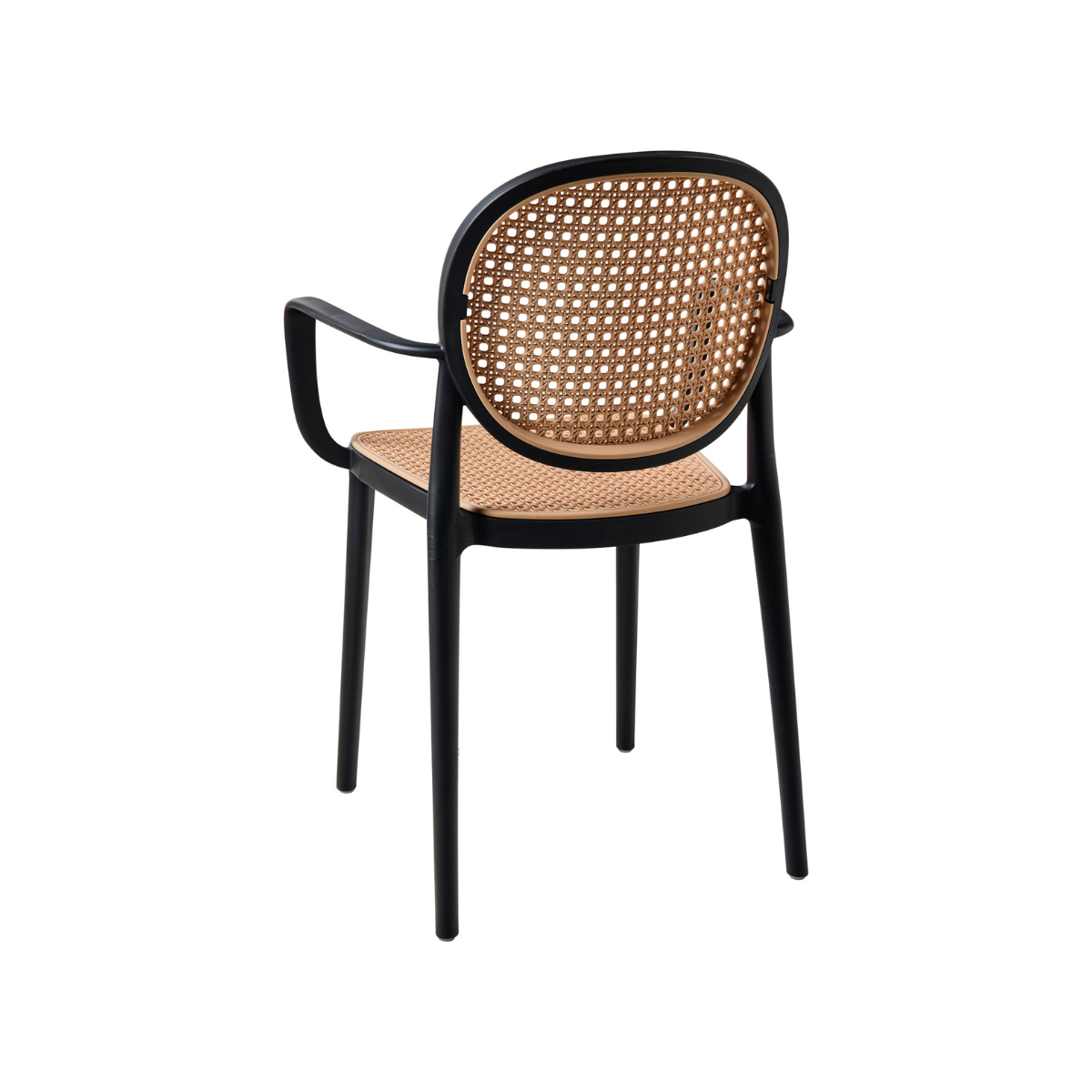 Sedia da esterno impilabile in rattan SIMBA - immagine 2