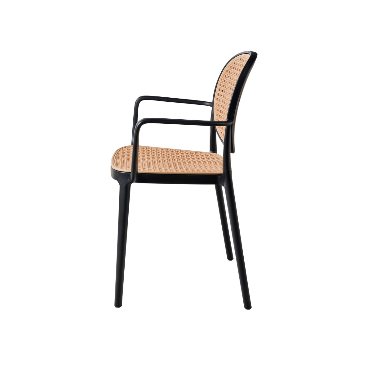 Sedia da esterno impilabile in rattan SIMBA - immagine 4