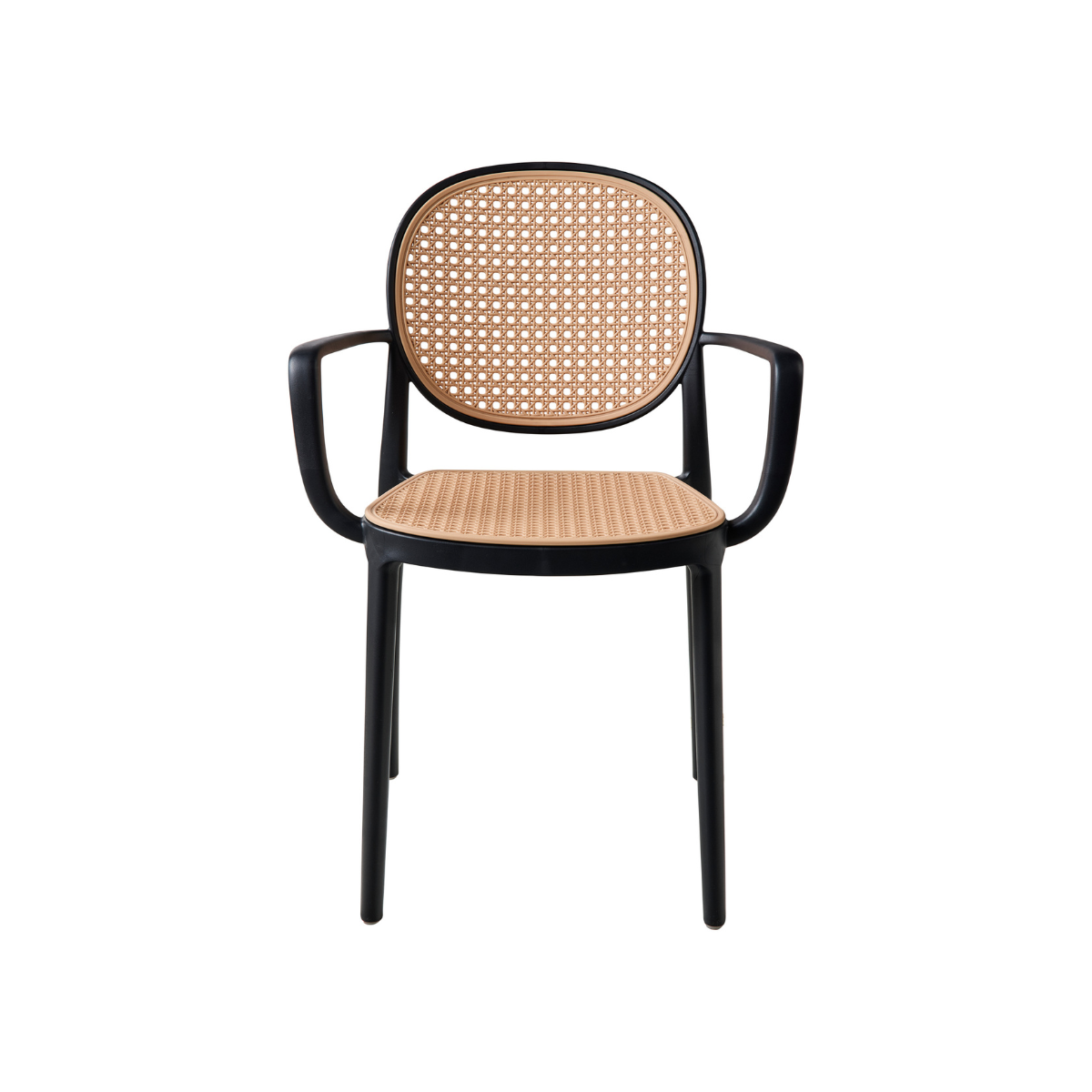 Sedia da esterno impilabile in rattan SIMBA - immagine 5