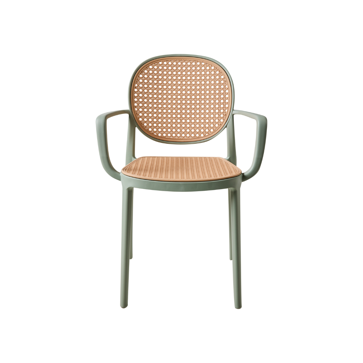 Sedia da esterno impilabile in rattan SIMBA - immagine 9