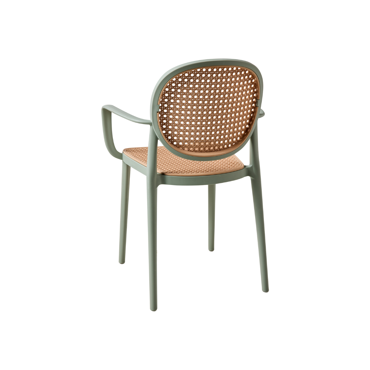 Sedia da esterno impilabile in rattan SIMBA - immagine 8