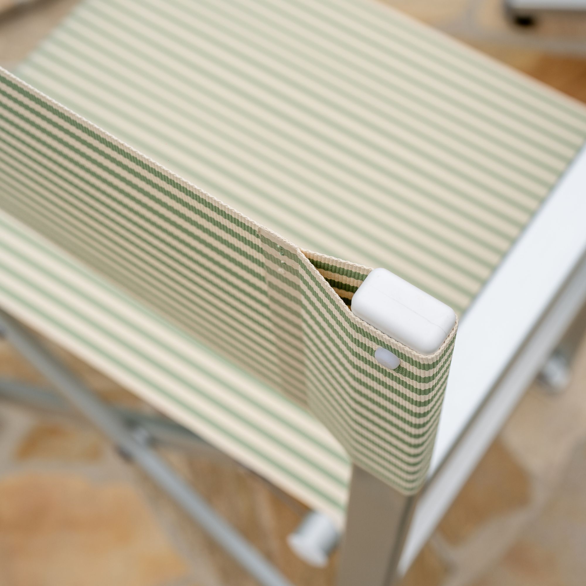 Sedia da regista in alluminio Silver KEOS - immagine 4