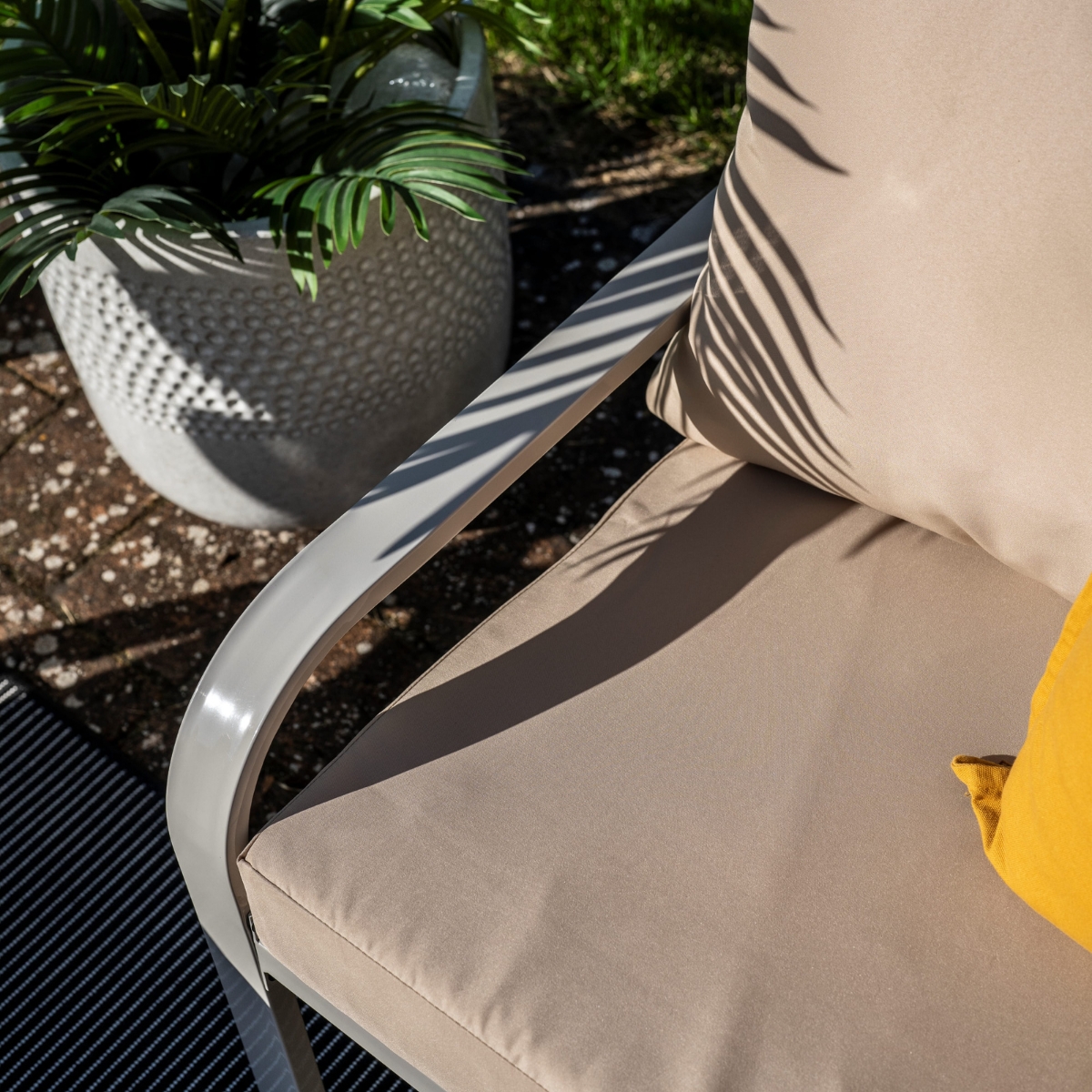 Set da esterno metallo tortora Lagos - immagine 4