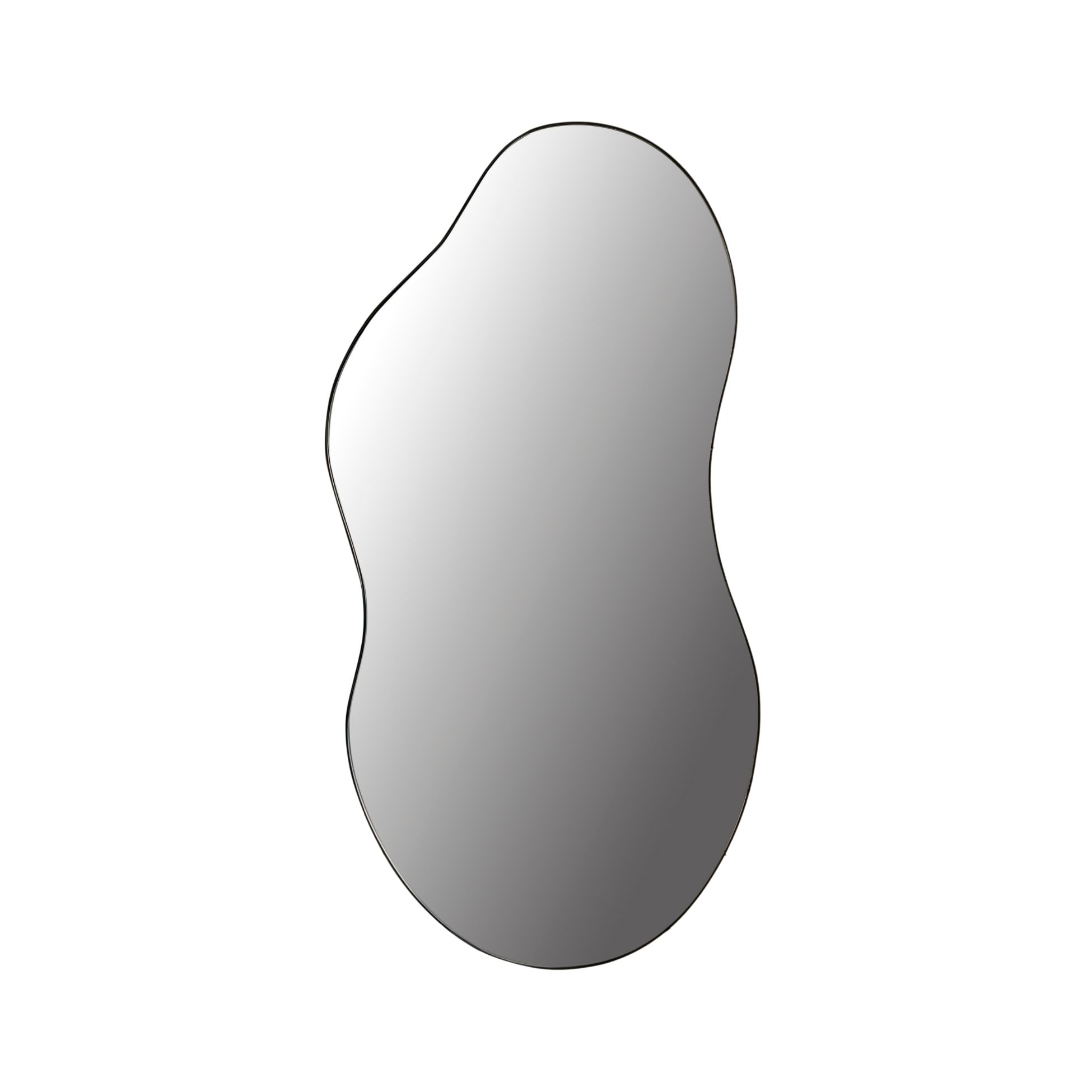 Specchio asimmetrico 110 x 55 cm Wave