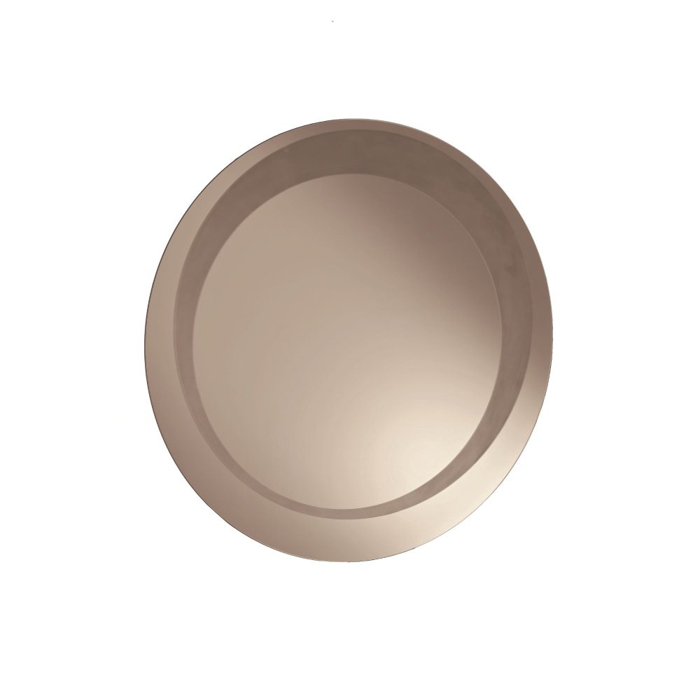 Specchio rotondo con decorazione 90 cm <span>Bronzo NARCISO</span>