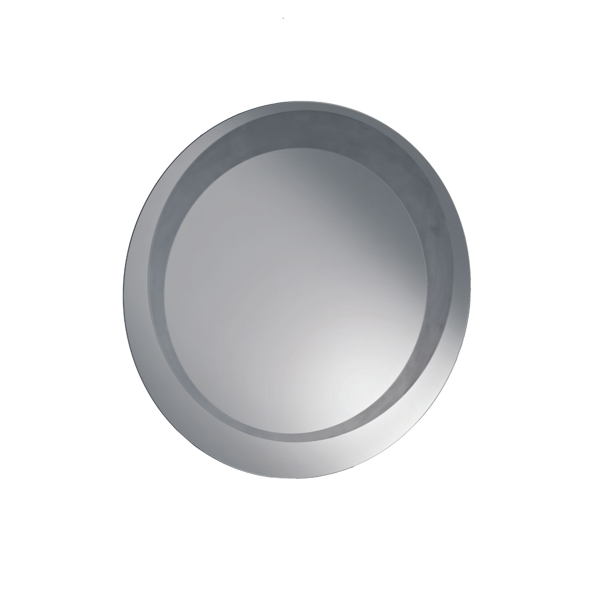 Specchio rotondo con decorazione 90 cm <span>Fumè NARCISO</span>