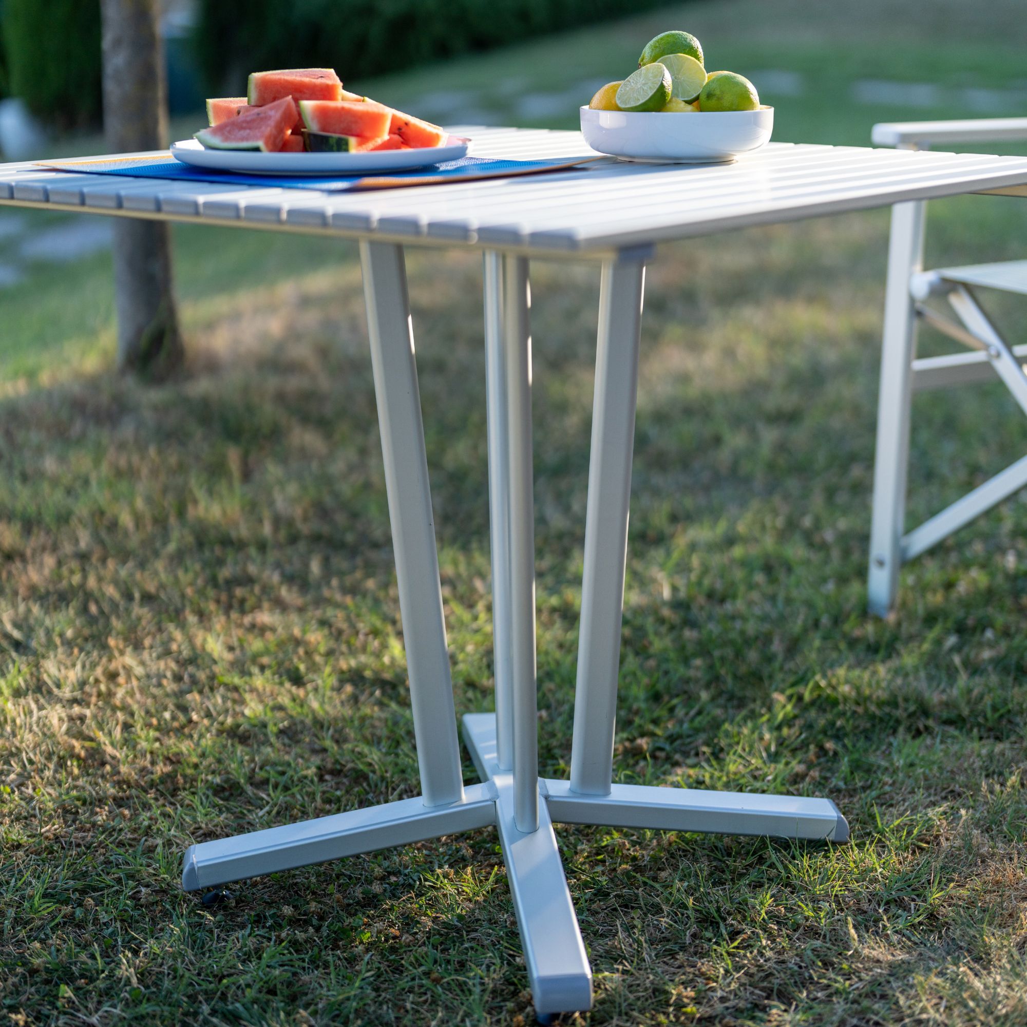 Tavolo alluminio da esterno <span>Silver ITACA</span> - immagine 4