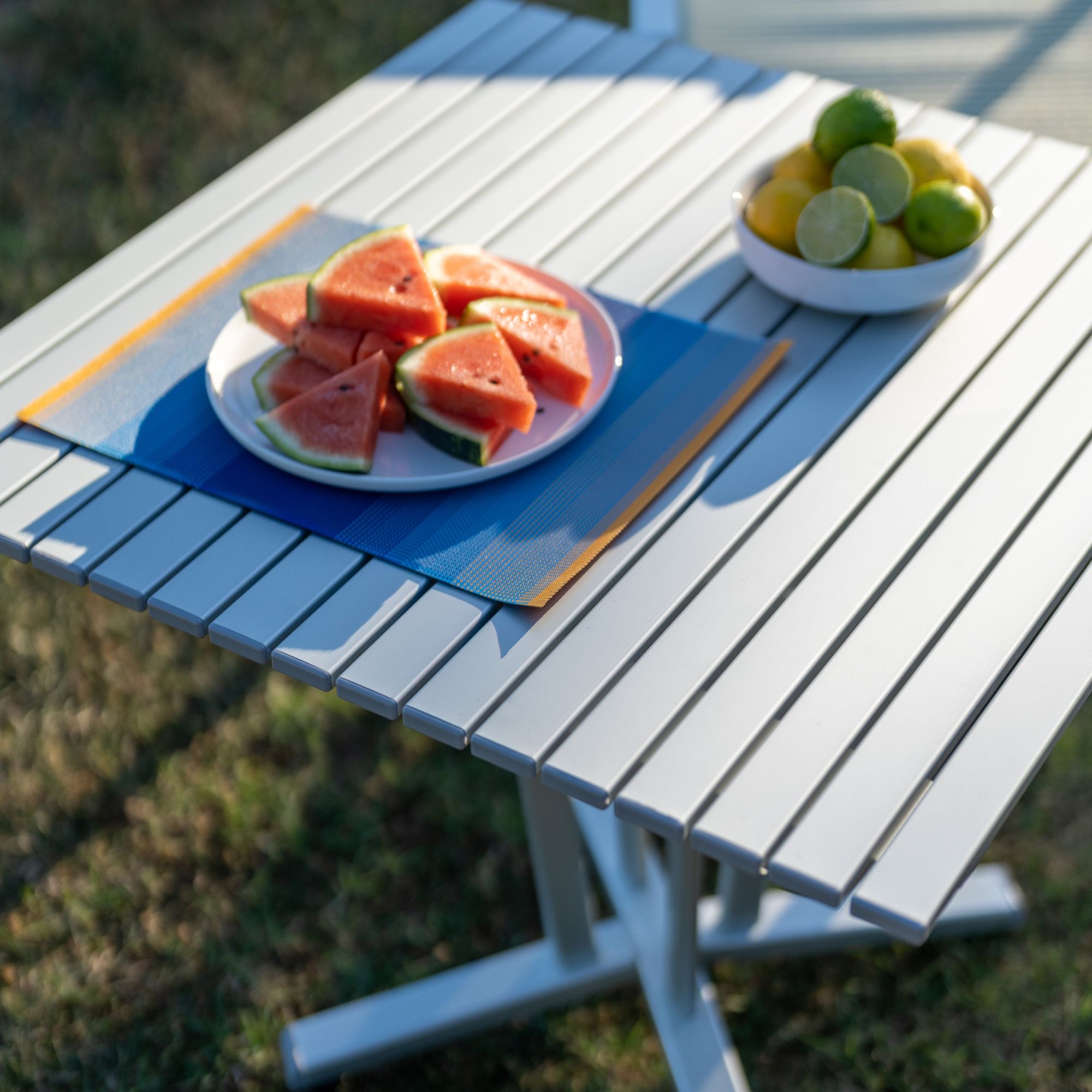 Tavolo alluminio da esterno <span>Silver ITACA</span> - immagine 5