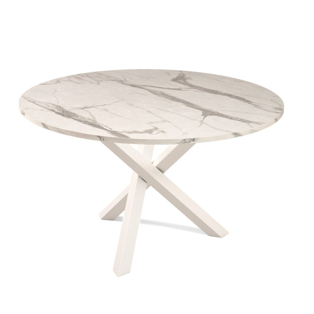 Tavolo rotondo 120 diametro <span>Marmo bianco NOAH</span>