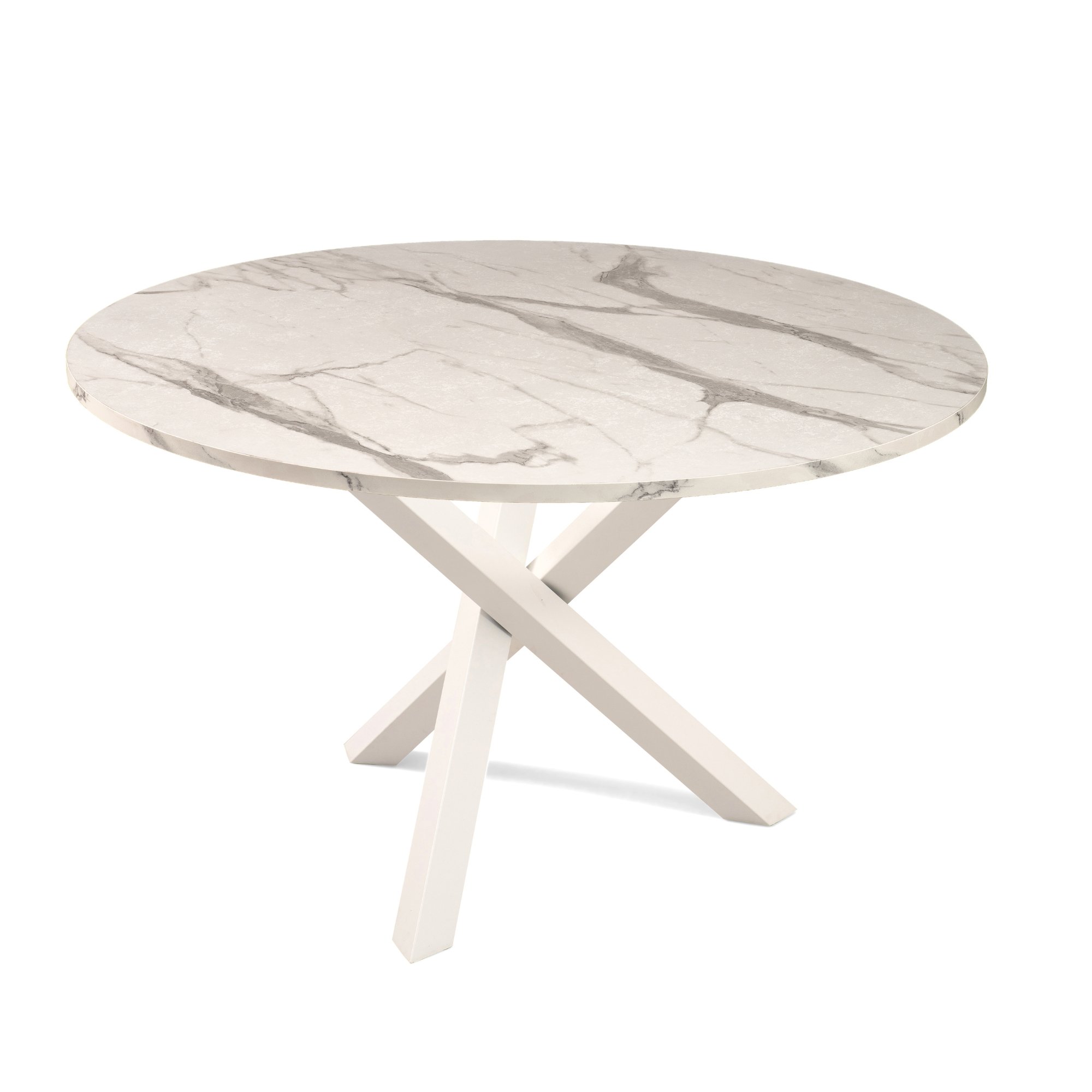Tavolo rotondo 120 diametro <span>Marmo bianco NOAH</span>