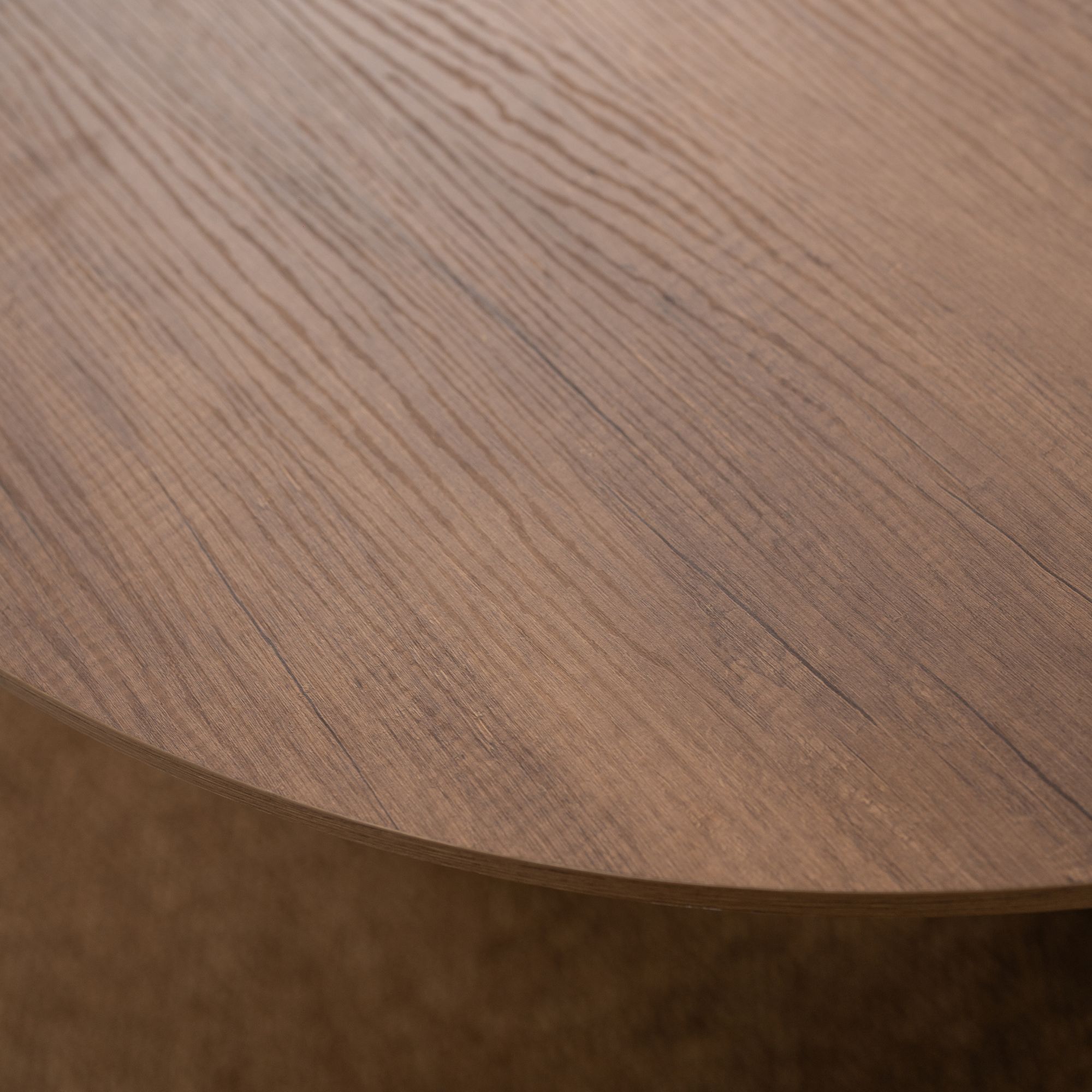 Tavolo rotondo 120 diametro sostegno bianco <span>Rovere NOAH</span> - immagine 3