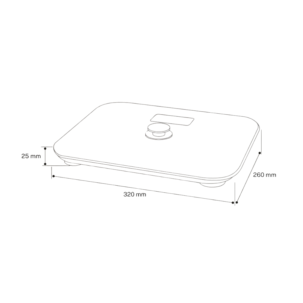 Bilancia pesapersone senza batteria - immagine 4