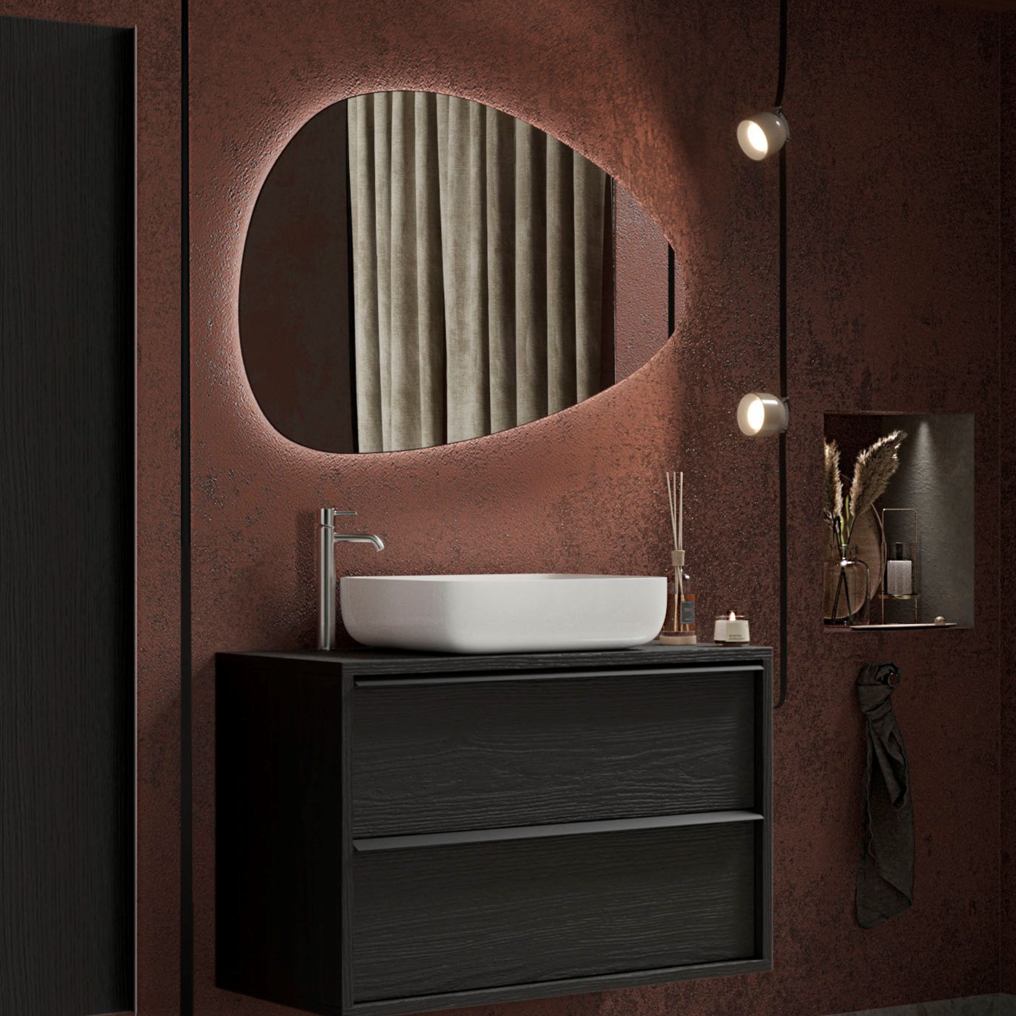 Lavabo da appoggio Mirmo bianco 50x38,5 cm - immagine 3