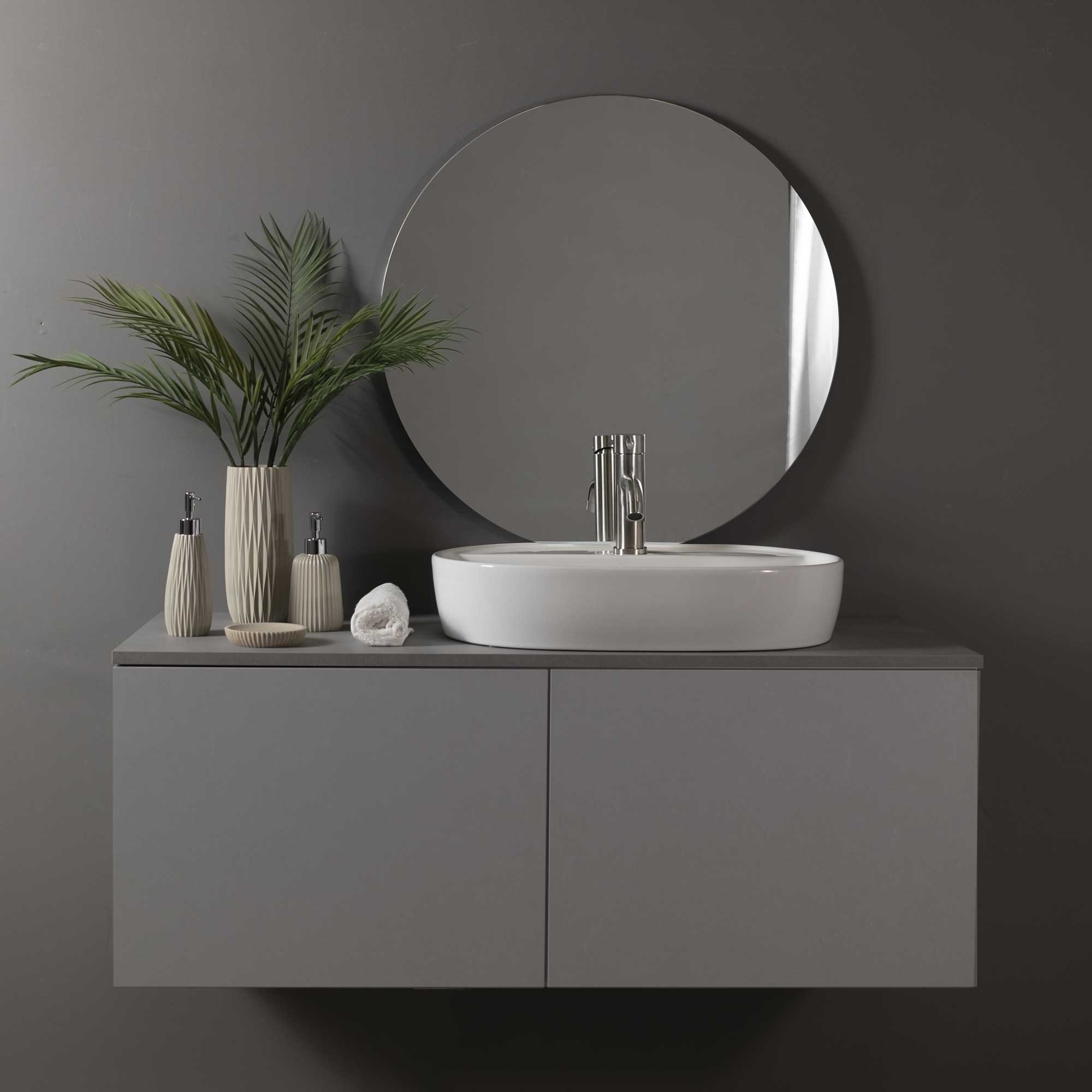 Lavabo da appoggio Moderno BUDDY 60x41 cm - immagine 4