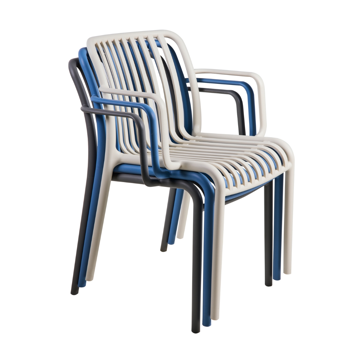 Sedia da esterno impilabile ISLA BIG - immagine 2