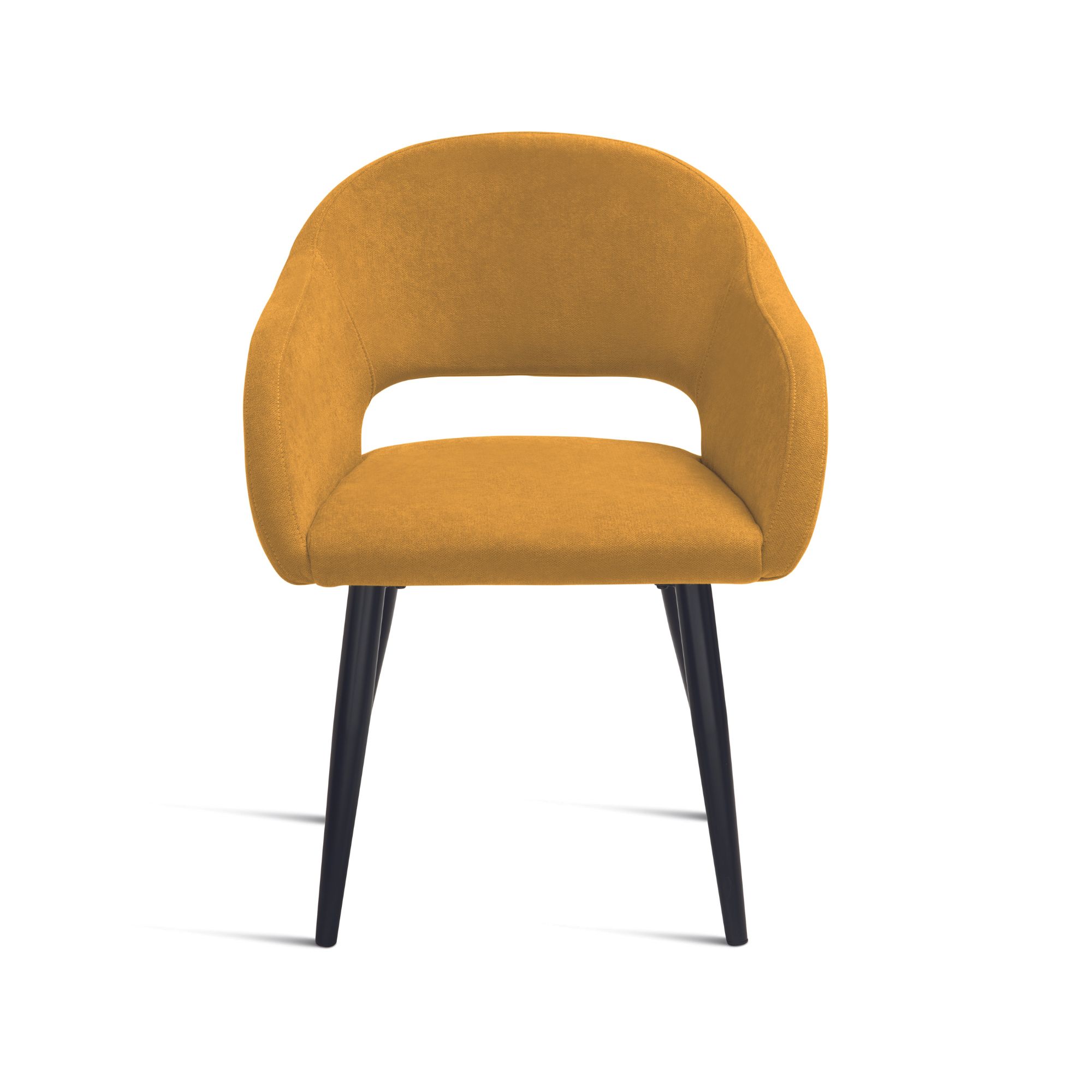 Sedia imbottita in tessuto<span>Gialla SALLY</span> - immagine 2