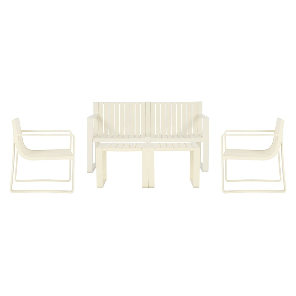 Set da esterno bianco Ibiza