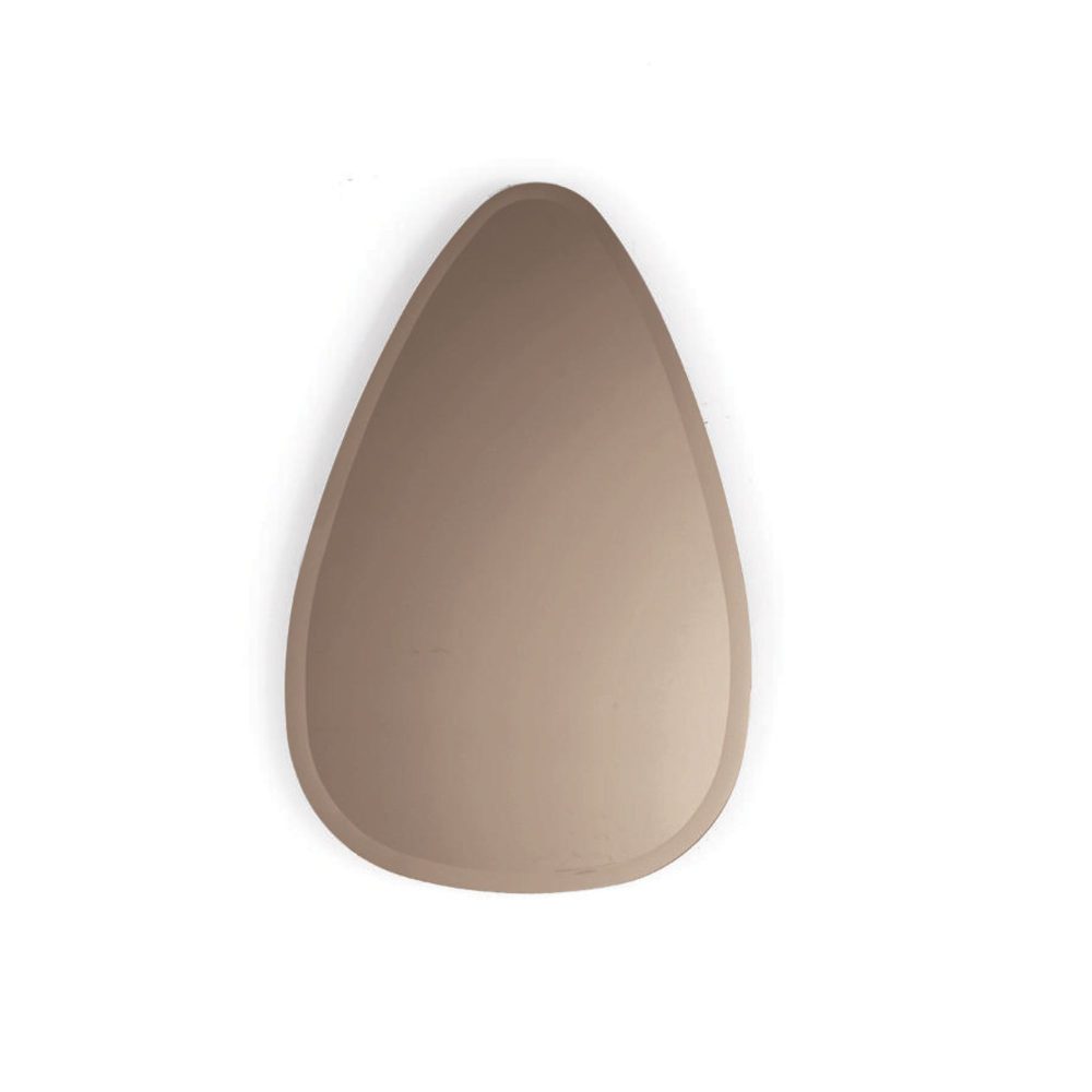Specchio da parete moderno 90x60 cm <span>Bronzo LEIF</span>