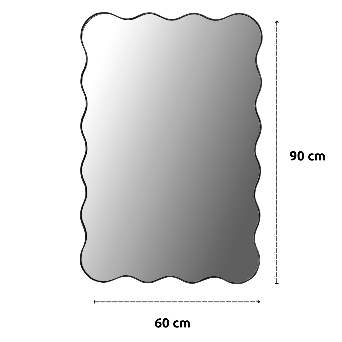 Specchio decorativo 90 x 60 cm Flower - immagine 4