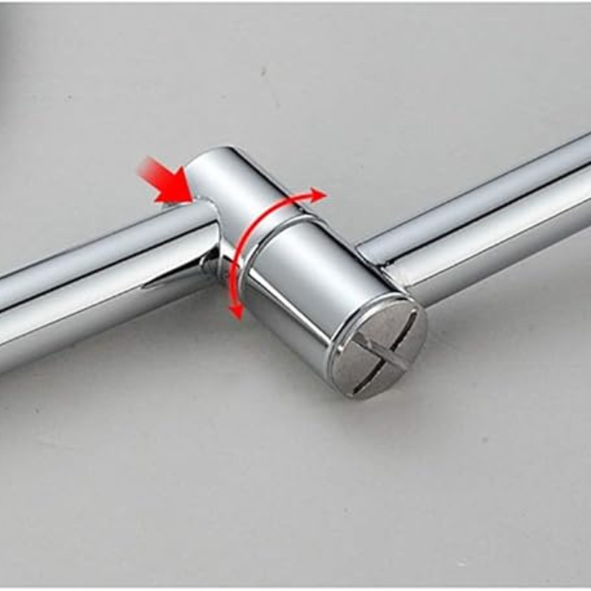 Specchio ingranditore a parete con doppio braccio orientabile - immagine 2
