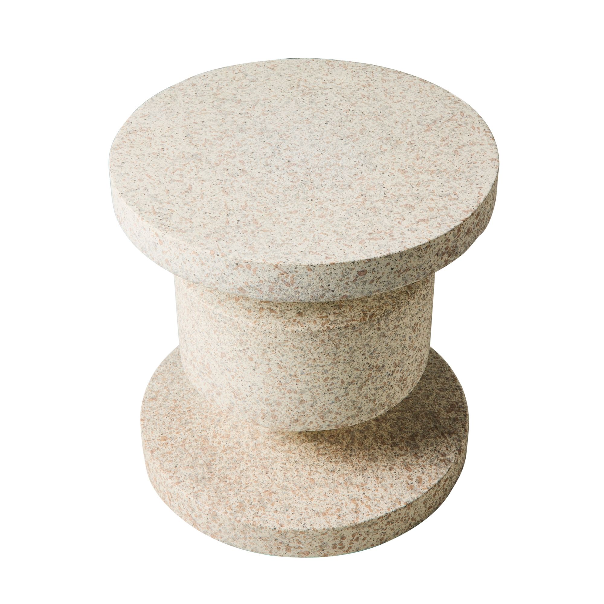 Tavolino in resina <span>beige Rocchetto</span> - immagine 2